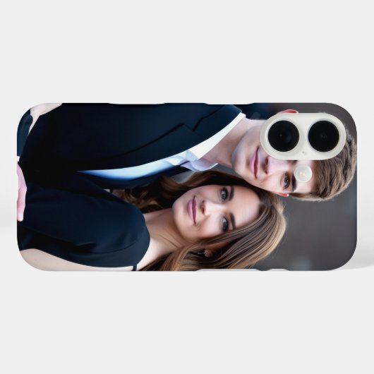 自分の写真カスタムを作成パーソナライズされたする Case-Mate iPhoneケース (裏面 (横))