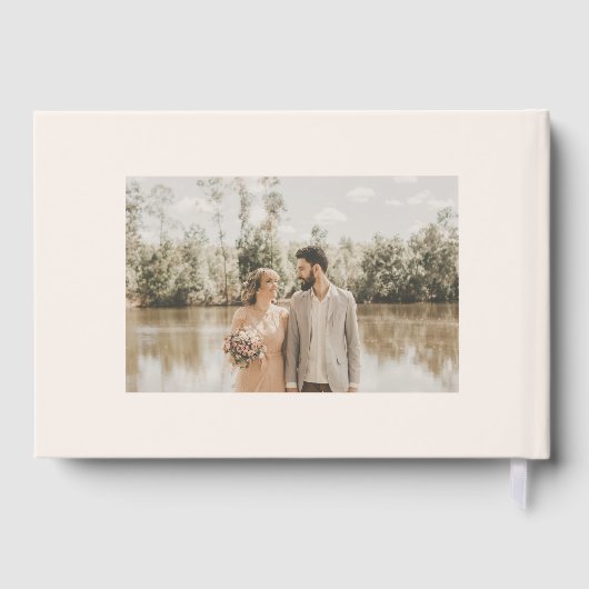 自分の写真カスタムを作結婚成 ゲストブック (裏面)