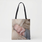 自分の写真カスタムを前後に追加する トートバッグ (正面)