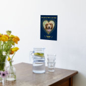 自分の写真カスタムを追加Pet Dog Memorial 8x10 箔ポスター (レイダウン (キッチン))