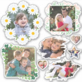 自分の写真カスタムキスを作るクールかわいい シール (正面)