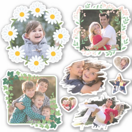 自分の写真カスタムキスを作るクールかわいい シール (正面)