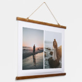 自分の写真カスタムコラージュの追加 吊り下げ型タペストリー (傾斜あり)