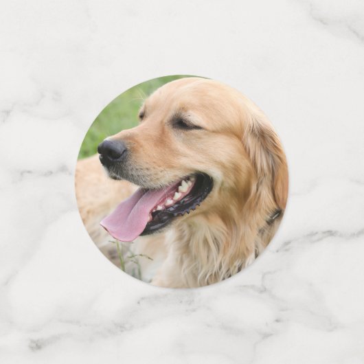 自分の写真カスタム大表 コンフェッティ (スモール正面)