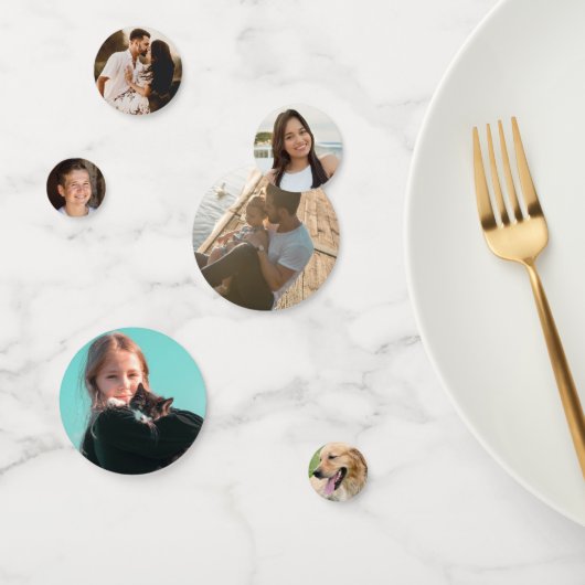 自分の写真カスタム大表 コンフェッティ (グループ)