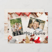 自分の写真カードを作成パーソナライズされたする シーズンカード (正面/裏面)