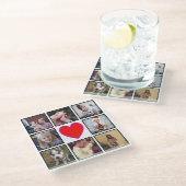 自分の写真コラーカスタムジュの作成 ガラスコースター (アングル)