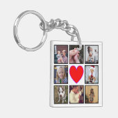 自分の写真コラーカスタムジュの作成 キーホルダー (正面左)