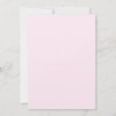 自分の写真シンプルのエレガントBridesmaid提案カード 招待状 (裏面)