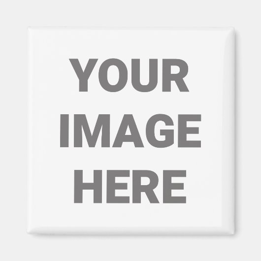 自分の写真デザインを自分の写真にカスタム追加 マグネット (正面)