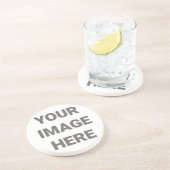 自分の写真デザインを自分のCoに追加パーソナライズされた コースター (側面)