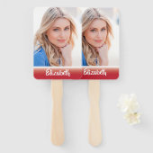 自分の写真モノグラム卒業ハンドファン ハンドファン (正面&裏面)