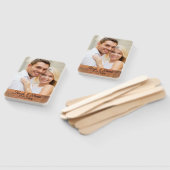 自分の写真素朴モノグラ結婚ムの ハンドファン (組立なし)