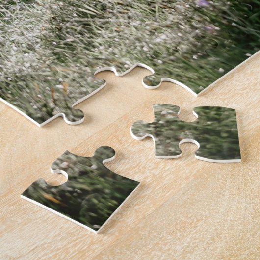 自分の写真結婚の写真のカスタム贈り物を作成 ジグソーパズル (側面)