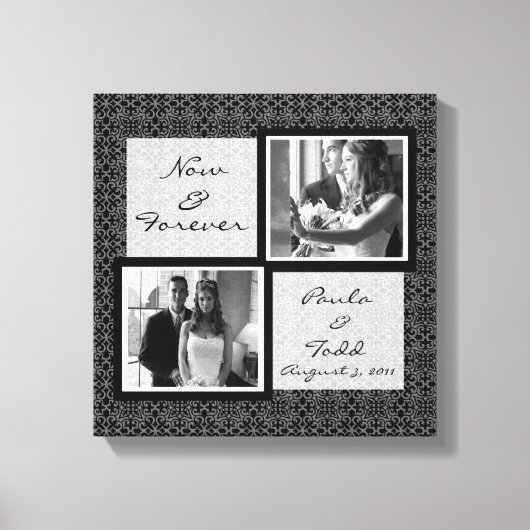 自分の写真結婚キャンバスプリントの追加 キャンバスプリント (正面)