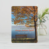 自分の写真追悼式秋秋 招待状 (スタンド正面)