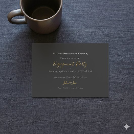 自分の写真、婚約の案内 サンキューカード