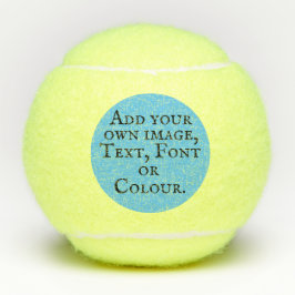 自分の写真、文字、フォント、または色を追加する テニスボール