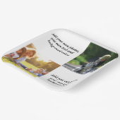 自分の写真、文字、背景を追加する ペーパープレート (傾斜あり)