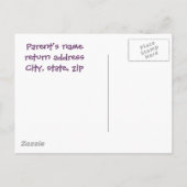 自分の写真 – Open Houseはがき インビテーションポストカード (裏面)