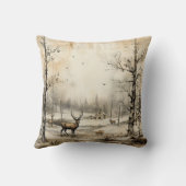 自分の冬のスタ素朴ッグを作成 クッション (裏面)