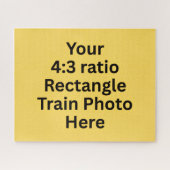 自分の列車の長方形の写真を追加 ジグソーパズル (横)