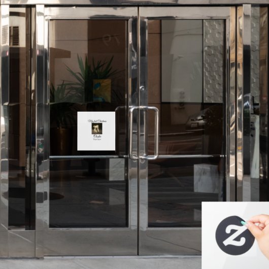 自分の初めてのクリスマスがペット名を追加する年写真 ウィンドウサイン (オフィスドア)