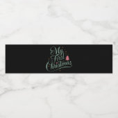 自分の初めてのクリスマスの一致するファミリクリスマス 生まれたばかりの ペットボトルラベル (シングルラベル)