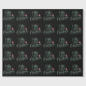 自分の初めてのクリスマスの一致するファミリクリスマス 生まれたばかりの ラッピングペーパー (フラット)