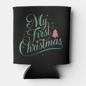 自分の初めてのクリスマスの一致するファミリクリスマス 生まれたばかりの 缶クーラー (正面)