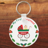 自分の初めてのクリスマス キーホルダー (正面)