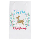自分の初めてのクリスマス スモールペーパーバッグ (正面)