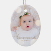 自分の初めてのクリスマス セラミックオーナメント (裏面)