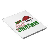 自分の初めてのクリスマス ノートパッド (アングル)