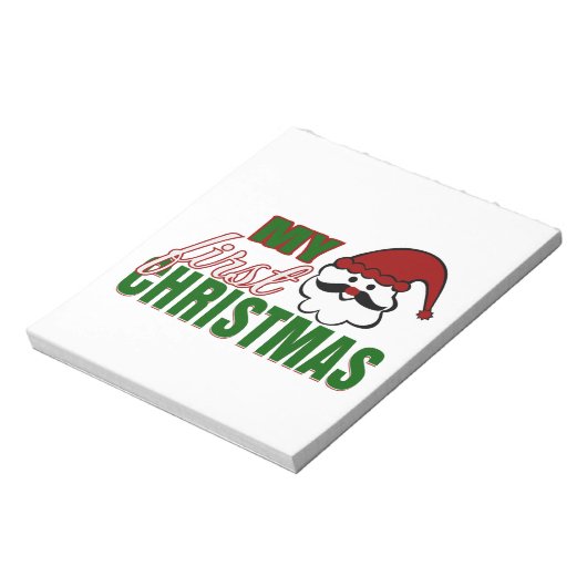 自分の初めてのクリスマス ノートパッド (回転)
