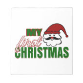 自分の初めてのクリスマス ノートパッド (正面)