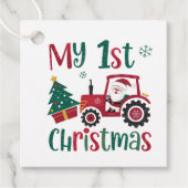 自分の初めてのクリスマス フェイバータグ (正面)