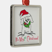 自分の初めてのクリスマス メタルオーナメント (右)