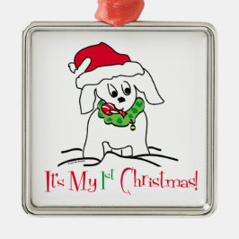 自分の初めてのクリスマス メタルオーナメント