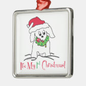 自分の初めてのクリスマス メタルオーナメント (左)