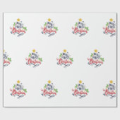 自分の初めてのクリスマス ラッピングペーパー (フラット)