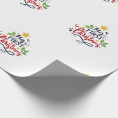 自分の初めてのクリスマス ラッピングペーパー (角)