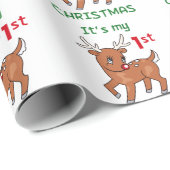 自分の初めてのクリスマス ラッピングペーパー (ロールコーナー)