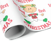 自分の初めてのクリスマス ラッピングペーパー (ロールコーナー)
