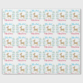 自分の初めてのクリスマス ラッピングペーパー (フラット)