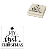 自分の初めてのクリスマス ラバースタンプ (押印)