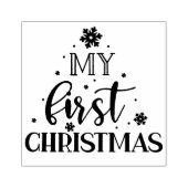 自分の初めてのクリスマス ラバースタンプ (インプリント)