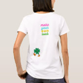 自分の利益を得る Tシャツ (裏面)