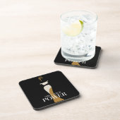 自分の力を所有：自信と恵みのポートレート コースター (右側)