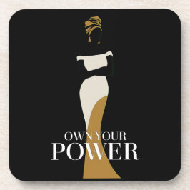 自分の力を所有：自信と恵みのポートレート コースター